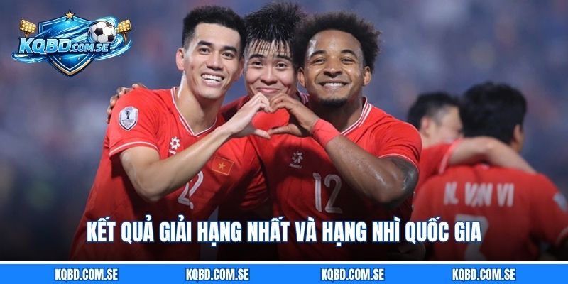 Kết quả giải Hạng Nhất và Hạng Nhì quốc gia