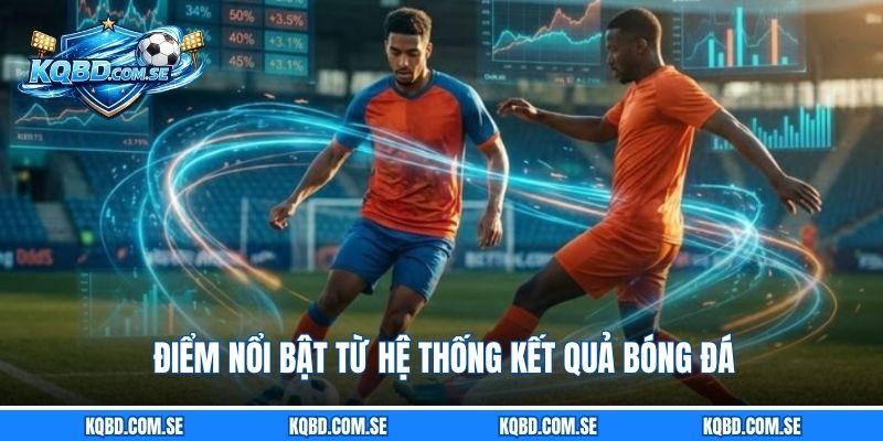 Điểm nổi bật từ hệ thống kết quả bóng đá